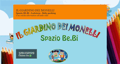 Desktop Screenshot of ilgiardinodeimonelli.it